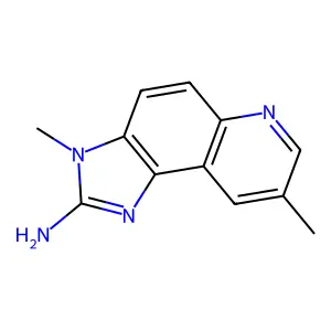 3H-Imidazo(4,5-f)quinolin-2-amine, 3,8-dimethyl- structure