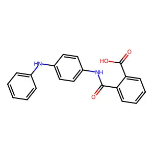 N-(4-Phenylamino-phenyl)-phthalamic acid structure