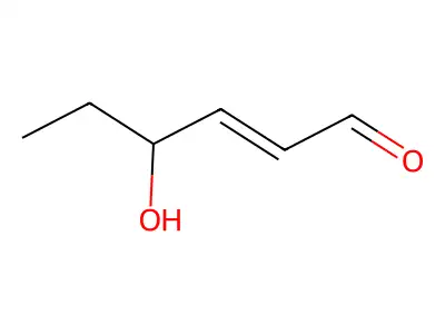 4-Hydroxy-2-hexenal structure