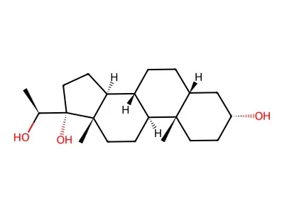 Pregnanetriol structure