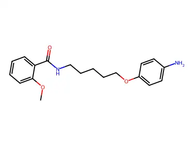 o-ANISAMIDE, N-(5-(p-AMINOPHENOXY)PENTYL)- structure