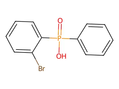 Phosphinic acid, (o-bromophenyl)phenyl- structure