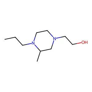 2-(3-Methyl-4-propylpiperazin-1-yl)ethanol structure