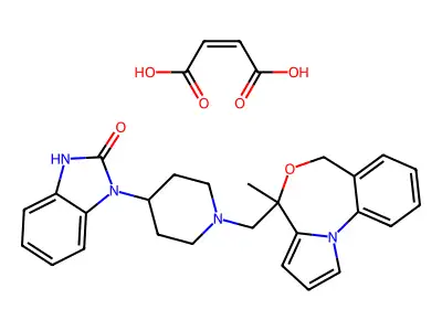 Zaldaride maleate structure