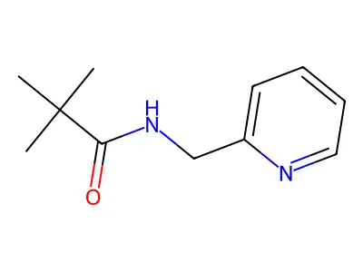 2,2-Dimethyl-N-(pyridin-2-ylmethyl)propionamide structure