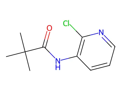 N-(2-chloropyridin-3-yl)-2,2-dimethylpropanamide structure