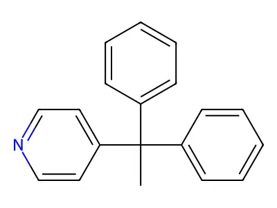 4-(1,1-Diphenylethyl)pyridine structure