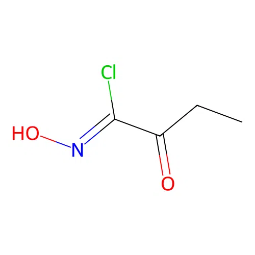 Butanimidoyl chloride, N-hydroxy-2-oxo- structure