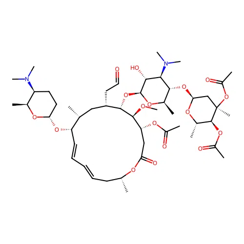 3'',4''-Diacetylspiramycin II structure