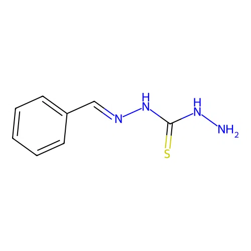 Carbonothioic dihydrazide, (phenylmethylene)- structure