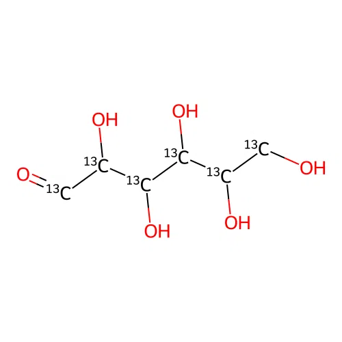 D-(+)-Glucose-13C6 structure