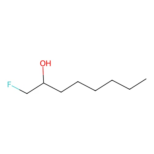 1-Fluorooctan-2-ol structure