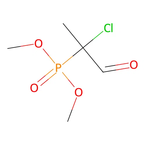 2-Chloro-2-dimethoxyphosphorylpropanal structure