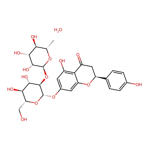 Naringin hydrate structure