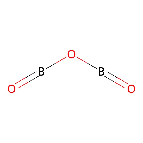 Boron trioxide structure