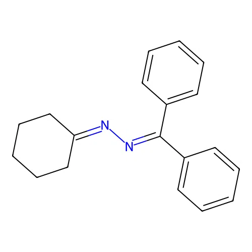 N-(benzhydrylideneamino)cyclohexanimine structure