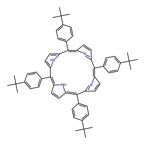 meso-Tetra(4-tert-butylphenyl) Porphyrin structure