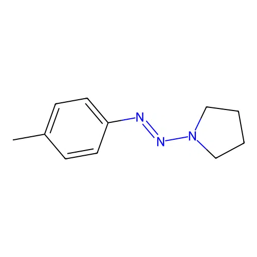 1-[(e)-(4-Methylphenyl)diazenyl]pyrrolidine structure