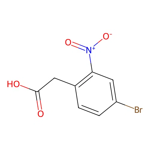 4-Bromo-2-nitrophenylacetic Acid structure