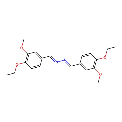 4-ethoxy-3-methoxybenzaldehyde azine structure