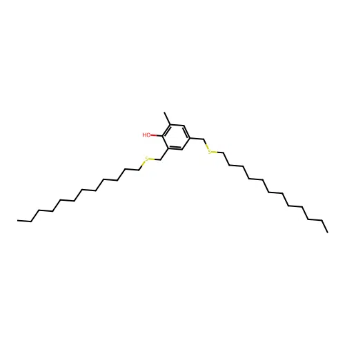 2,4-Bis[(dodecylthio)methyl]-6-methylphenol structure