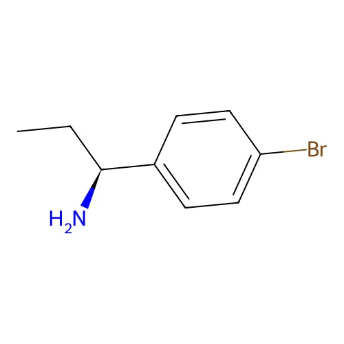 (S)-1-(4-bromophenyl)propan-1-amine structure