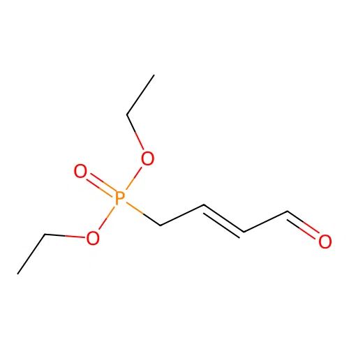 4-(Diethylphosphono)-2-butenal structure