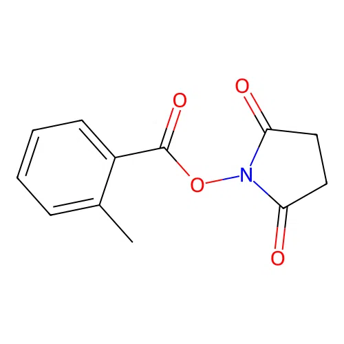 2,5-Pyrrolidinedione, 1-[(2-methylbenzoyl)oxy]- structure