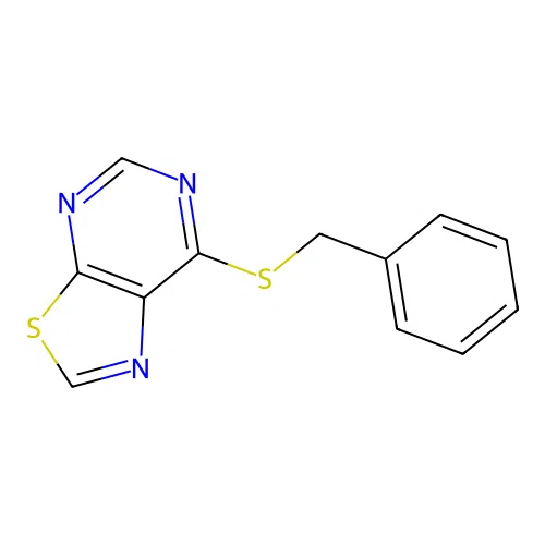 Thiazolo[5, 7-[(phenylmethyl)thio]- structure