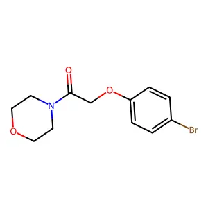 2-(4-Bromophenoxy)-1-morpholin-4-ylethanone structure