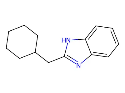 1H-Benzimidazole, 2-(cyclohexylmethyl)- structure