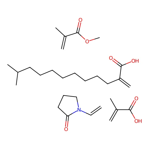 (C14-H26-O2.C6-H9-N-O.C5-H8-O2.C4-H6-O2)x- structure