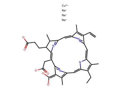 Magnesium Chlorophyllin structure