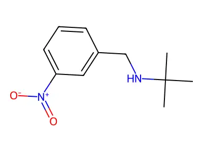 Tert-butyl[(3-nitrophenyl)methyl]amine structure
