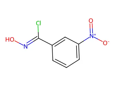 alpha-Chloro-3-nitrobenzaldoxime structure