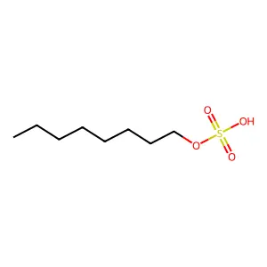 Sulfuric acid, monooctyl ester structure