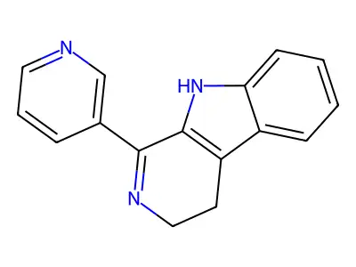 3H-Pyrido(3,4-b)indole, 4,9-dihydro-1-(3-pyridinyl)- structure