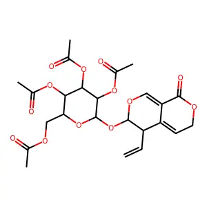 Gentiopicrosidtetraacetat structure