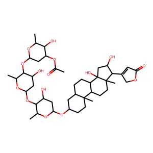 Acetylgitoxin structure