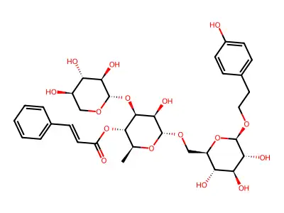 4-Cinnamoylmussatioside structure
