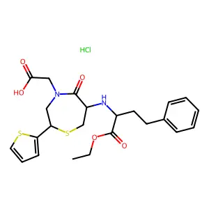 Temocaprilhydrochloride structure