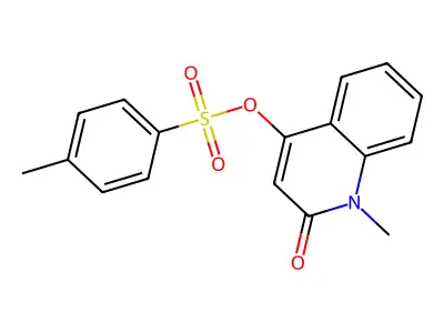 1-Methyl-2-oxo-1,2-dihydroquinolin-4-yl 4-methylbenzene-1-sulfonate structure
