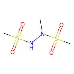 1,2-Bis(methylsulfonyl)-1-methylhydrazine structure