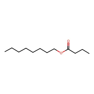 Octyl butyrate structure