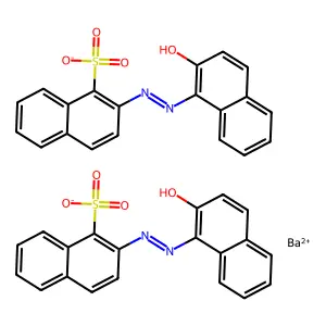 Barium lithol red structure