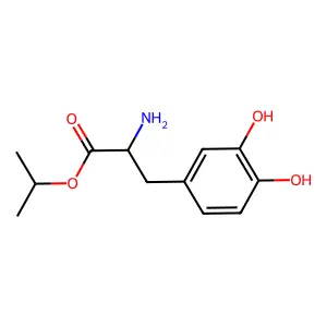 Levodopa isopropyl ester structure