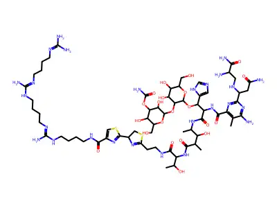 Phleomycin G structure