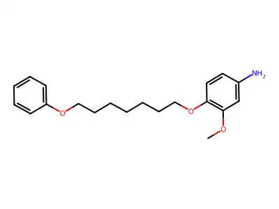 m-Anisidine, 4-((7-phenoxyheptyl)oxy)- structure