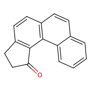 2,3-Dihydro-1H-cyclopenta(c)phenanthren-1-one structure