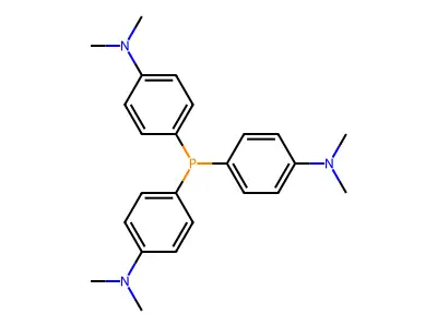Benzenamine, phosphinidynetris(N,N-dimethyl- structure